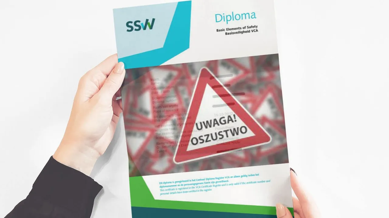 VCA certyfikat, uwazaj na oszustwo