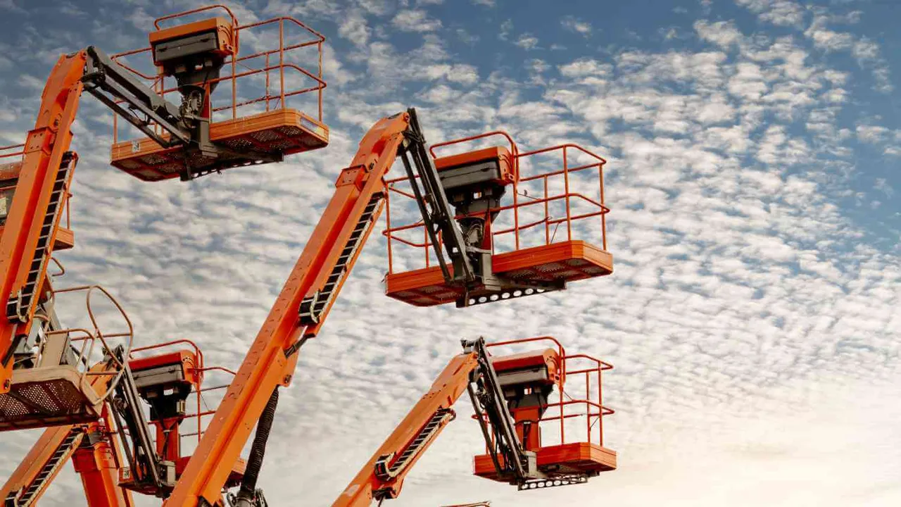 werk op schaarhoogwerkers in Nederland